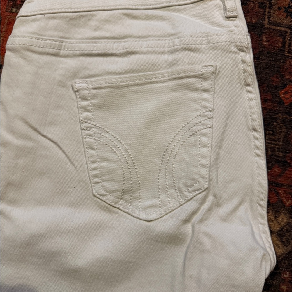Hollister White Low Rise Super Skinny Jeans - Picture 5 of 6